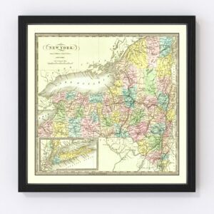 New York Map 1836