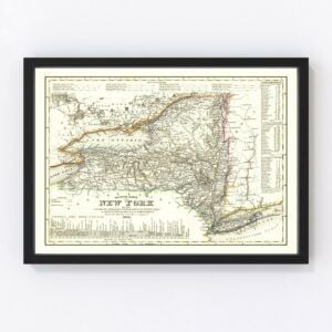 New York Map 1844