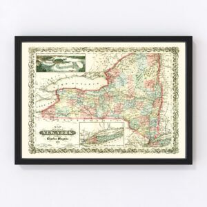 New York Map 1854