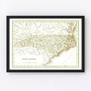North Carolina Map 1835