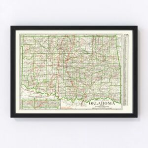 Oklahoma Map 1915