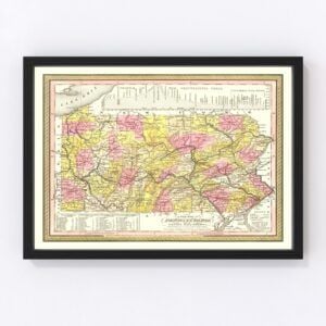 Pennsylvania Map 1836
