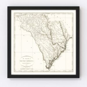 South Carolina Map 1796