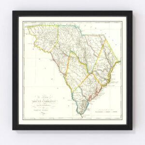 South Carolina Map 1814