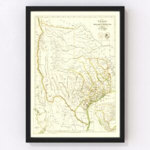 Texas Map 1841