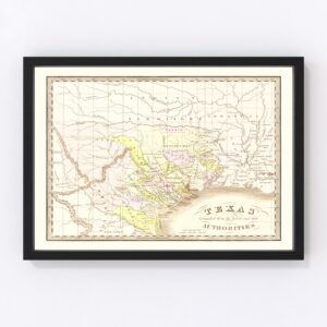 Texas Map 1842