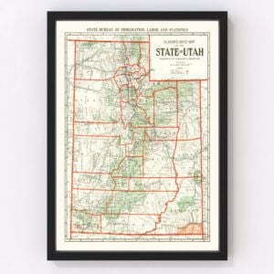 Utah Map 1916