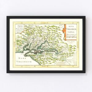 Virginia Map 1630