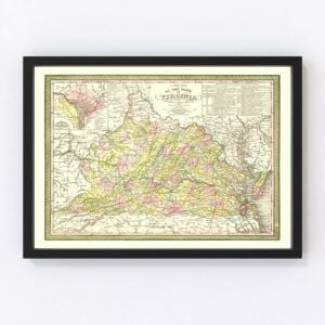 Virginia Map 1854