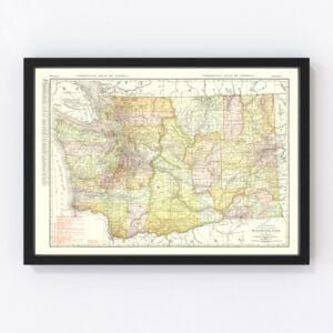 Washington Map 1917