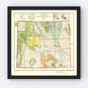 Wyoming Map 1905