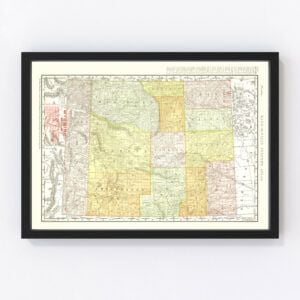 Wyoming Map 1908