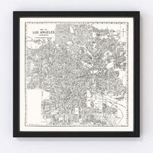 Los Angeles Map 1929
