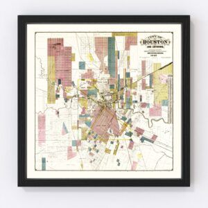 Houston Map 1895