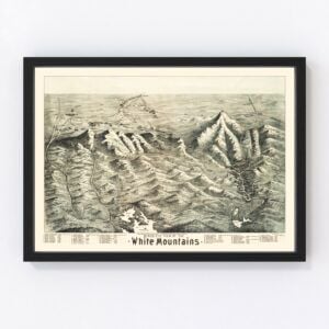White Mountains Map 1890