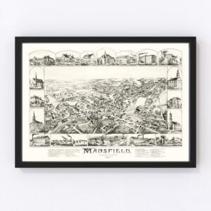 Mansfield Map 1888