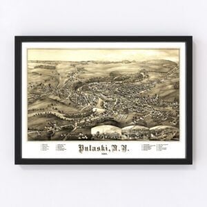 Pulaski Map 1885