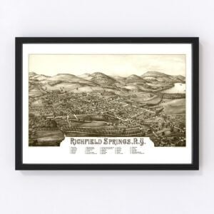 Richfield Springs Map 1885