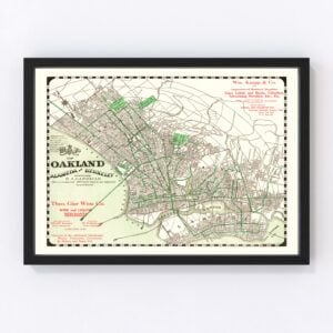 Oakland Map 1906