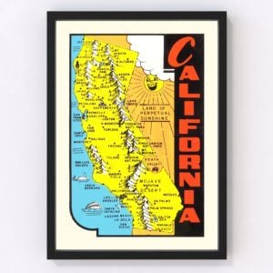 California Map 1950