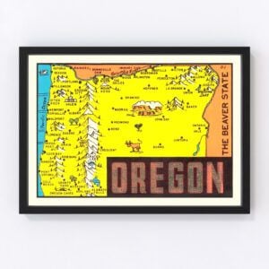 Oregon Map 1960