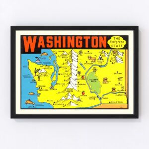 Washington Map 1950