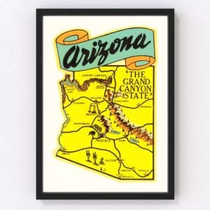 Arizona Map 1950