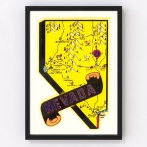 Nevada Map 1950