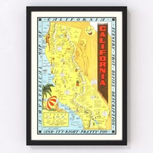 California Map 1948
