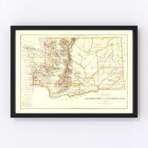 Washington Map 1876