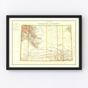 Wyoming Map 1876