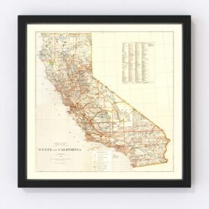 California Map 1876