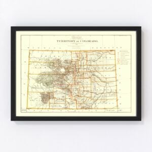 Colorado Map 1876