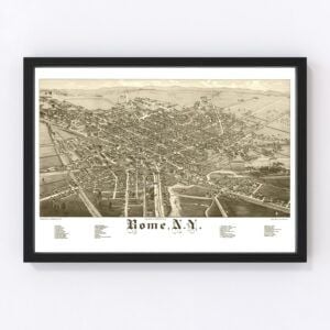 Rome Map 1886