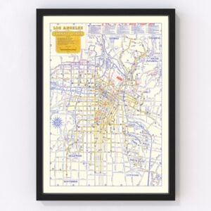 Los Angeles Map 1946