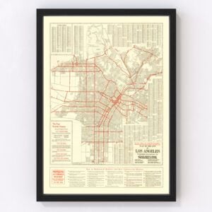 Los Angeles Map 1914