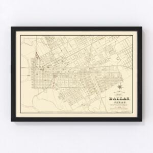Dallas Map 1878