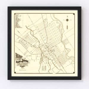 San Jose Map 1872