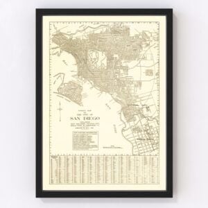 San Diego Map 1914