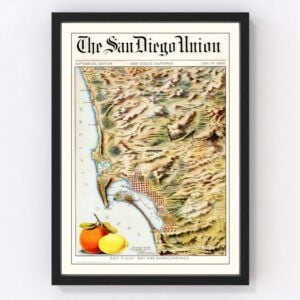 San Diego Bay Map 1899