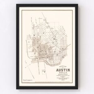 Austin Map 1885
