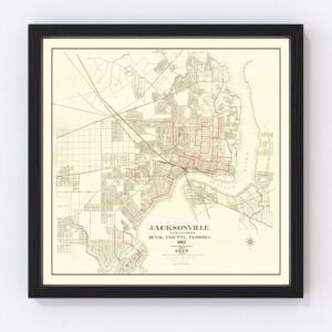 Jacksonville Map 1913
