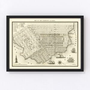 San Francisco Map 1852
