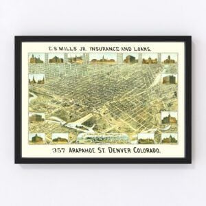 Denver Map 1882