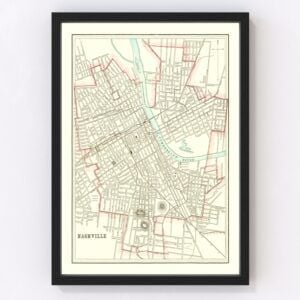 Nashville Map 1895