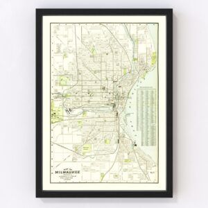 Milwaukee Map 1898