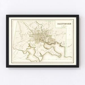 Baltimore Map 1838