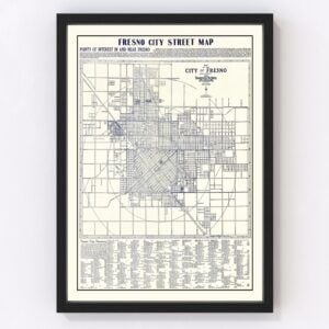 Fresno Map 1925
