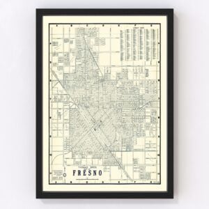 Fresno Map 1920