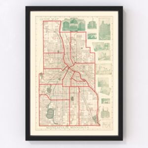 Minneapolis Map 1891